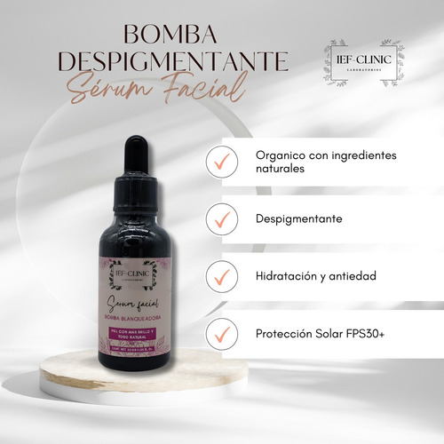 Serum Bomba Despigmentante Antiedad Y Proteccion Solar Momento De Aplicación Día/noche Tipo De Piel Todo Tipo De Piel