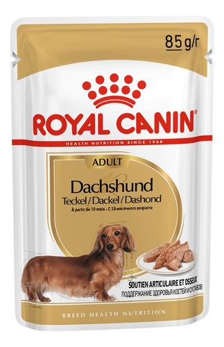 Royal Canin Pouch Perro Salchicha Caja X 12 Unidades