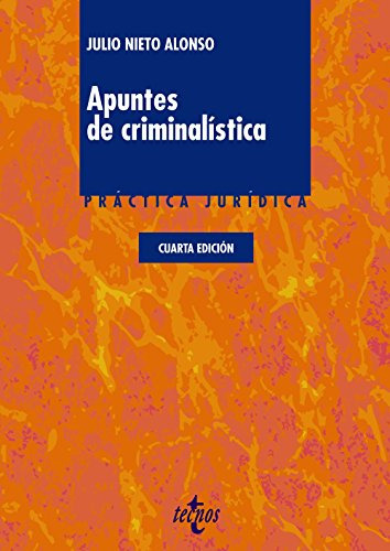 Libro Apuntes De Criminalística De Nieto Alonso Julio Tecnos