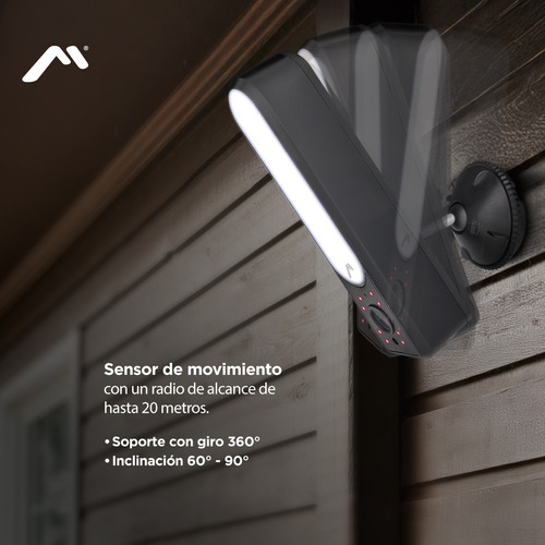 Cámara Wi-fi Mitzu Con Reflector 110° Con Reflector Msc-2018