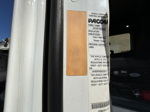 Tracto Camión Peterbilt 579 Año: 2016 Paccar Mx Gm108925
