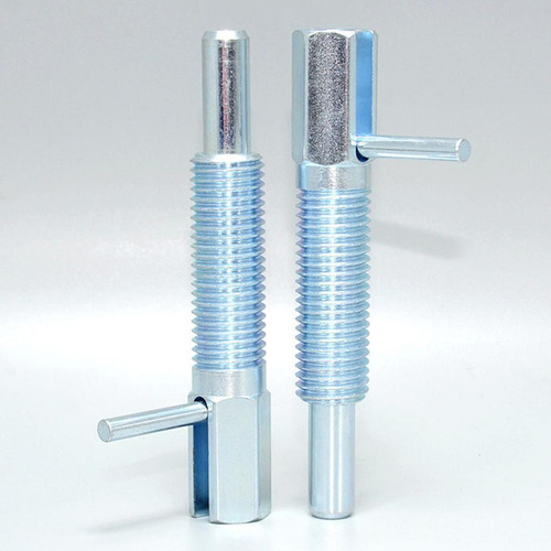 L Indexing Plunger M8 Galvanized Steel