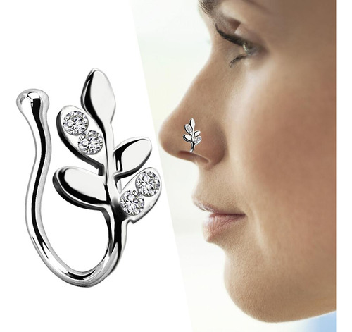 5 Anillos De Nariz Falsos 18g Faux Fake Lip Ear Septum Non