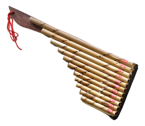 Cozinest Thai Wote Panpipe Instrumento De Bambú Tradiciona.