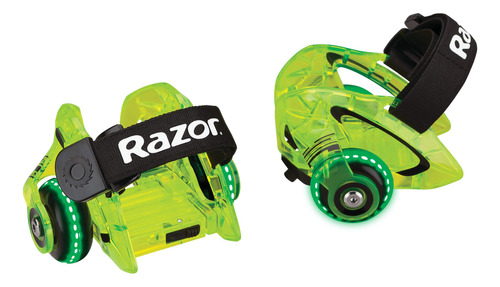 Razor Jetts Dlx Ruedas De Tacón - Verde Neón - Ffp