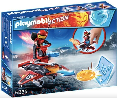 Playmobil 6835 Firebot Vehículo Tira Discos Robot 2015 Rtrmx