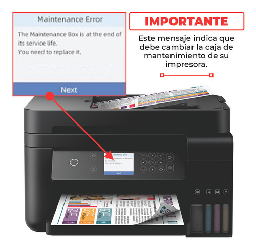 Caja De Mantenimiento Compatible P/ Epson T6710, Wf-5690