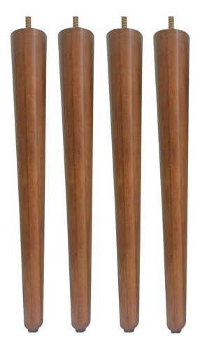 Imagem 1 de 2 de Kit 4 Pe Palito 70cm Com Parafuso Rosca 5/16 Jt