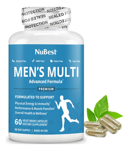 Nubest Para Hombre Multi 18+ - Energa, Inmunidad, Fuerza Mus