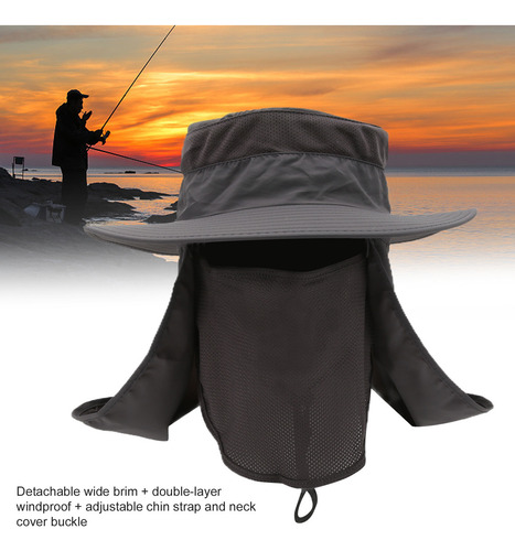 Gorras De Protección Solar Transpirables De Nylon Con Cuello