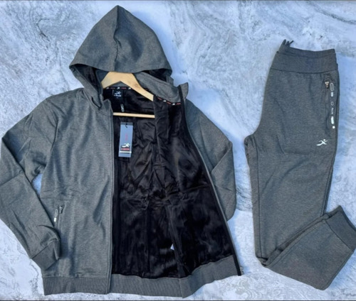 Conjunto Importado Hombre I-run Algodón Con Piel Interior