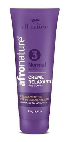 Creme Relaxante Afro Nature Força 3 - 250gr All Nature