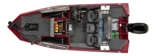 Lancha De Aluminio Pesca Tracker Pro 175 Mercury 75 Trailer