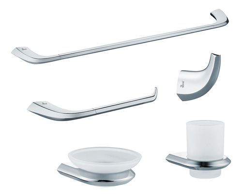 Accesorios De Baño 5 Pcs Chrome