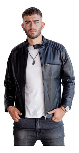 Campera De Cuero Vacuno 100% Legitimo De Hombre - Art: 133