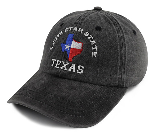 Sombrero De Bandera De Texas Gorra Ajustable De Algodón
