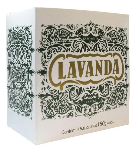 Kanitz Lavanda - Sabonete Em Barra 3x150g