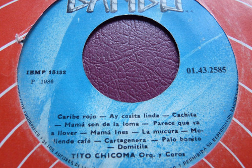 Jch- Tito Chicoma Orq. Y Coros Cumbia Salsa 45 Rpm