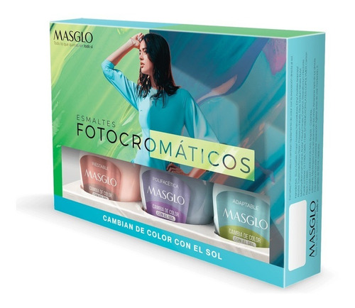 Masglo Esmalte Fotocromatico Kit - mL a $613