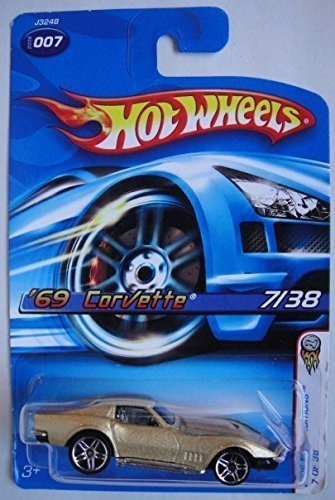 Hot Wheels 2006 Primeras Ediciones Oro '69 Corvette 7/38.