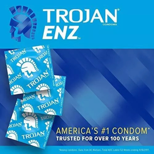 Preservativos Latex Trojan Enz Classic - 12unidades