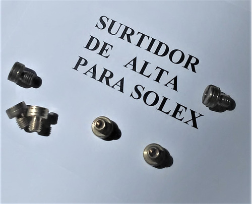 Carburador Solex- Surtidor Chicler De Alta- Varias Medidas