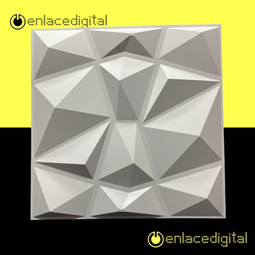 Imagen 5 de 9 de Panel Decorativo 3d Pvc Interior Exterior Blanco D094