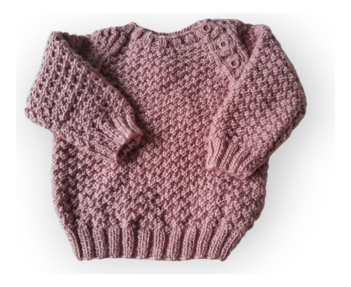 Buzo Sweater Tejido A Mano Para Bebés Niños