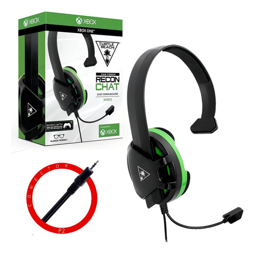 Headset gamer Turtle Beach Ear Force RECON CHAT Recon Chat preto