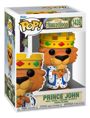 Funko Pop Disney: Robin Hood - Prince John 1439