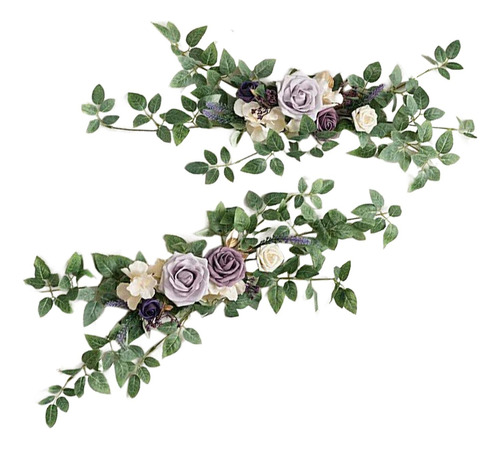 2 Uds Decoraciones Para Sillas De Pasillo De Boda, Estilo C