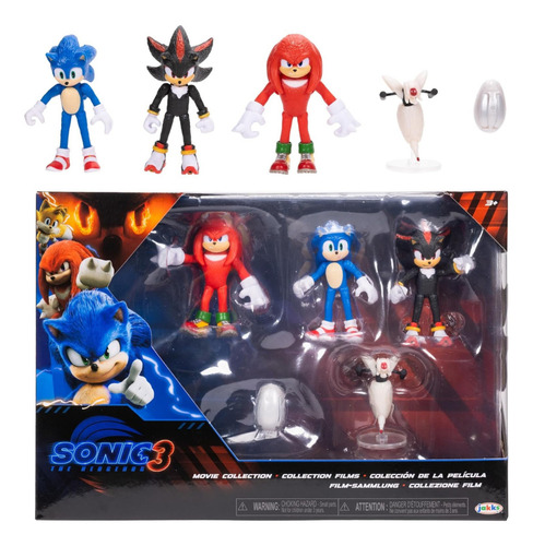 Sonic 3 Figuras De La Película Articuladas