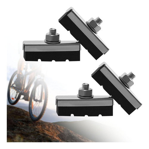 5 Juego De 4 Pastillas De Freno De Bicicleta, 40mmx10mmx25mm