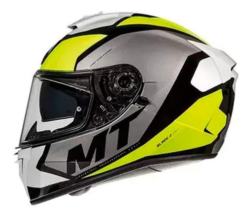 Capacete Mt Sv Blade 2 Trick Yellow