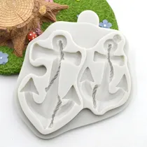 Comprar Molde De Silicone 2 Âncoras Marinheiro Pu002F Confeitaria