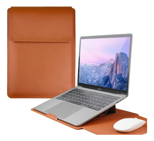 Funda De Cuero / Estación De Trabajo Para Macbook Air / Pro