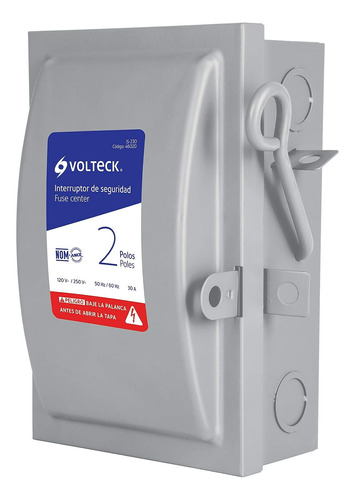 Volteck Is-230, Interruptor De Seguridad 2 Polos, 30 A