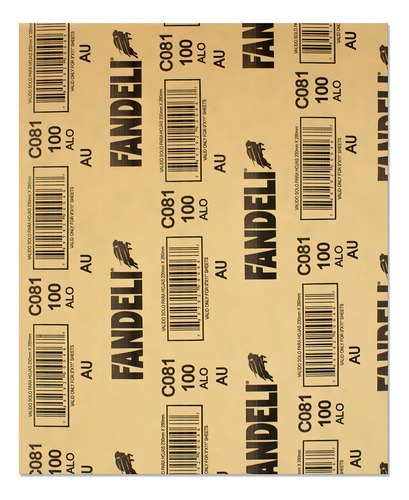 Lija Para Madera Fandeli 23 X 28 Cm 50 Pz C081 100