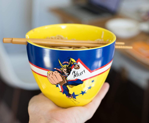 Mi Academia De Héroe Todo Podría Ramen Bowl | Tazón De 16 Oz