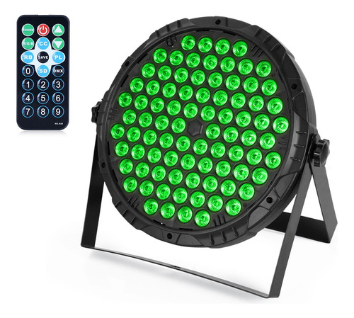 Cañón Led Rgb Rhythm Dmx Multicolor 84cx3 Con Control Y Fan