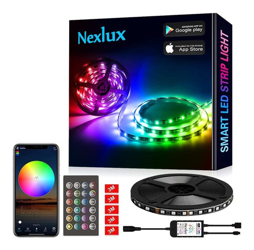 Nexlux Kit Tira Luz Led Wifi Inalambrica Control Telefono