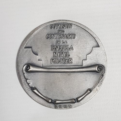 Antigua Medalla Escuela Naval Militar Cent 1972 Mag 60114