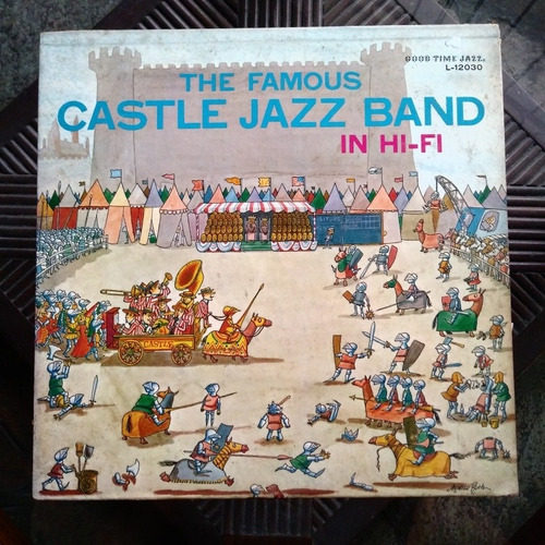 The Famous Castle Jazz Band In Hi-fi Lp Good Time Jazz Impec