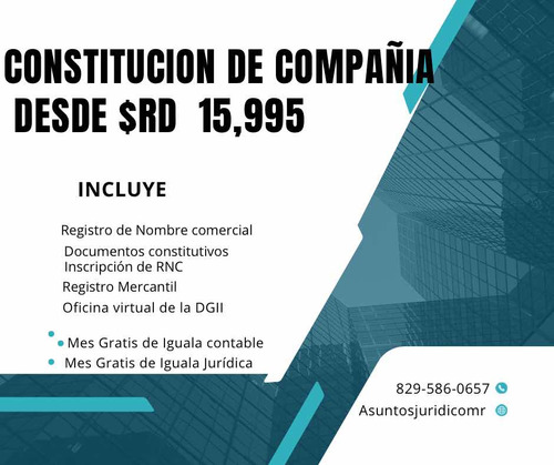 Constitución De Compañía En Rd