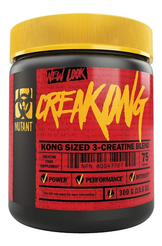Imagen 3 de 10 de Mutant Creakong Creatina Creapure + Bulk Mass Gain Whey 5lbs