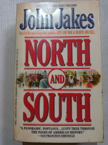North And South John Jakes Libro En Inglés 