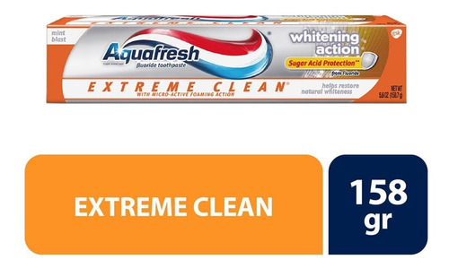 Aquafresh Extreme Clean Whitening Action 158 Gr