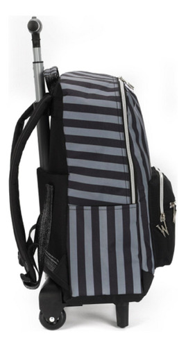 Mochila de cochecito Luxcel Wandinha Addams con uniforme negro