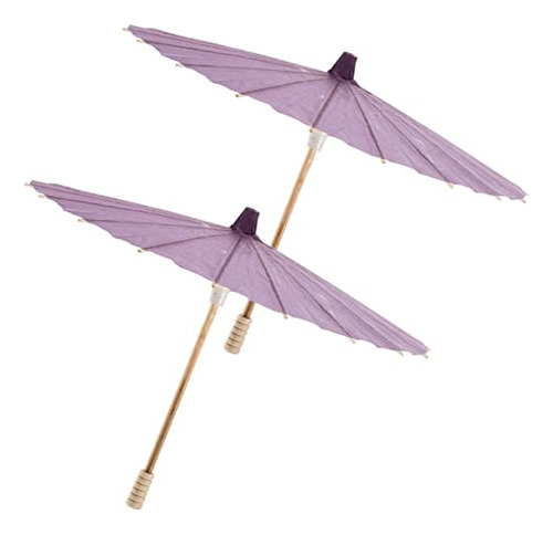 2 Paraguas De Papel En Blanco, Decoración Oriental, Decorac