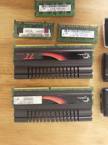 Lote De 8 Memorias Ram Surtidas G Skill Kingston